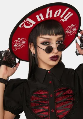 The Omen Wide-Brimmed Hat-
