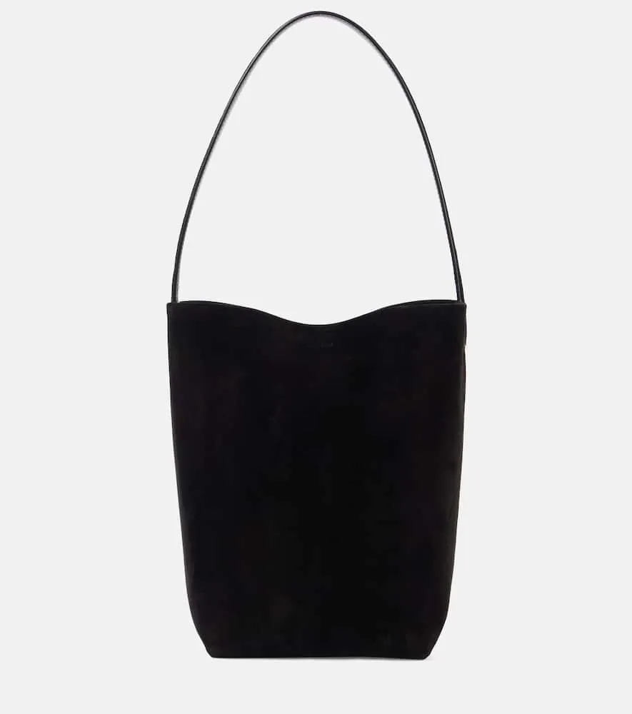 The Row N/S Park Medium suede tote bag