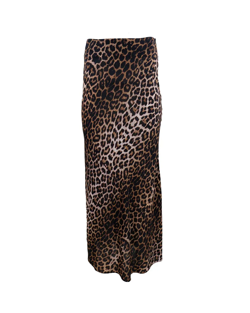 THEO Kores Leapard Skirt