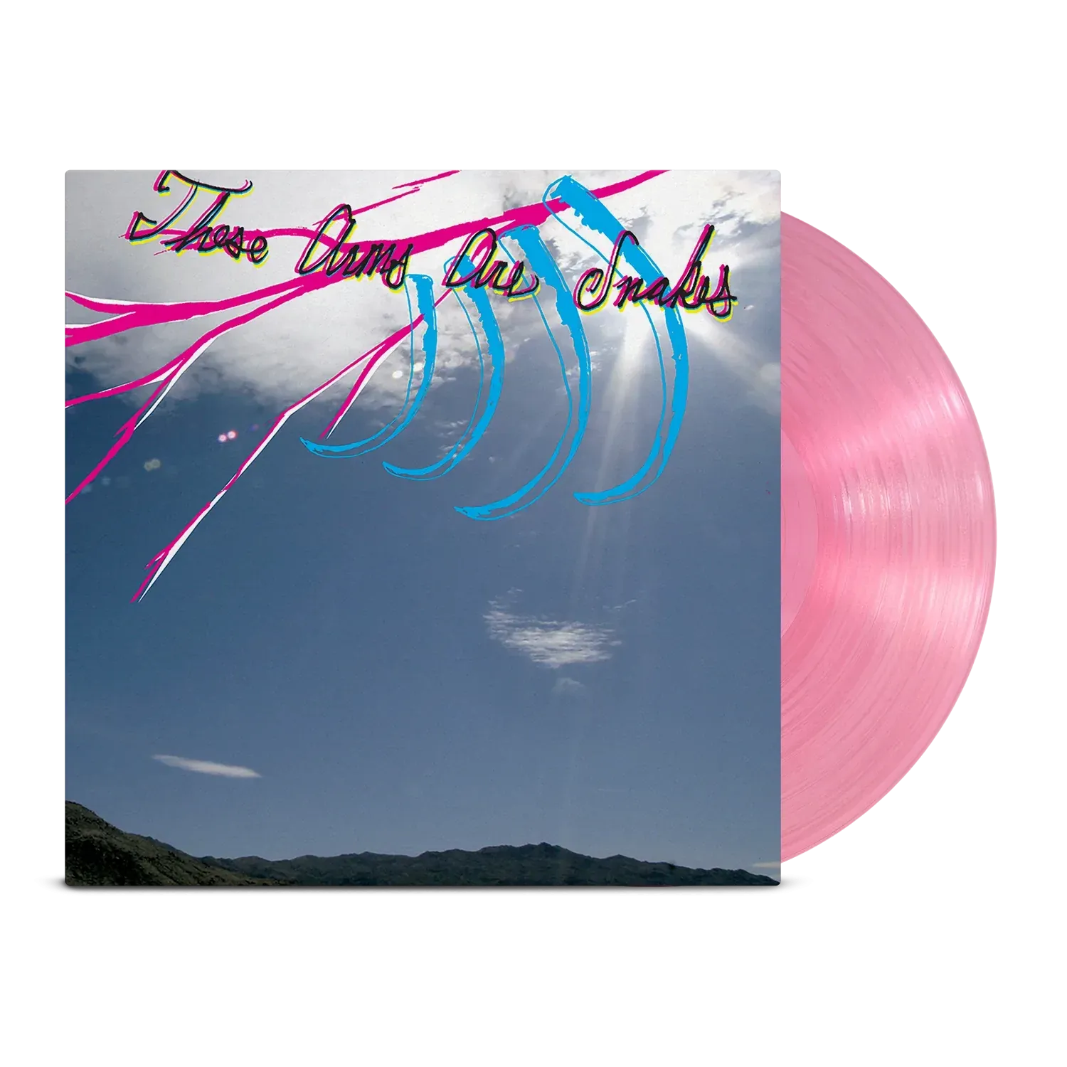 THESE ARMS ARE SNAKES 'EASTER' LIMITED-EDITION TRANSLUCENT PINK LP — ONLY 300 MADE