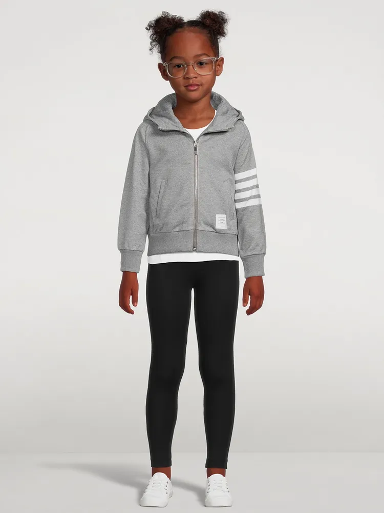 THOM BROWNE Classic Loop Back Zip Hoodie