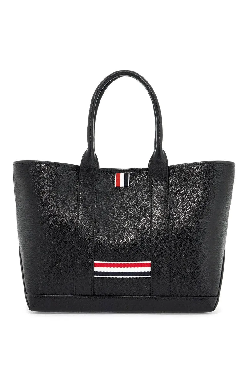 Thom Browne    Thom Browne Small Leather Tote Bag For Tools