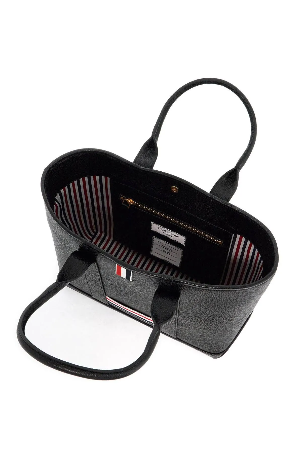 Thom Browne    Thom Browne Small Leather Tote Bag For Tools