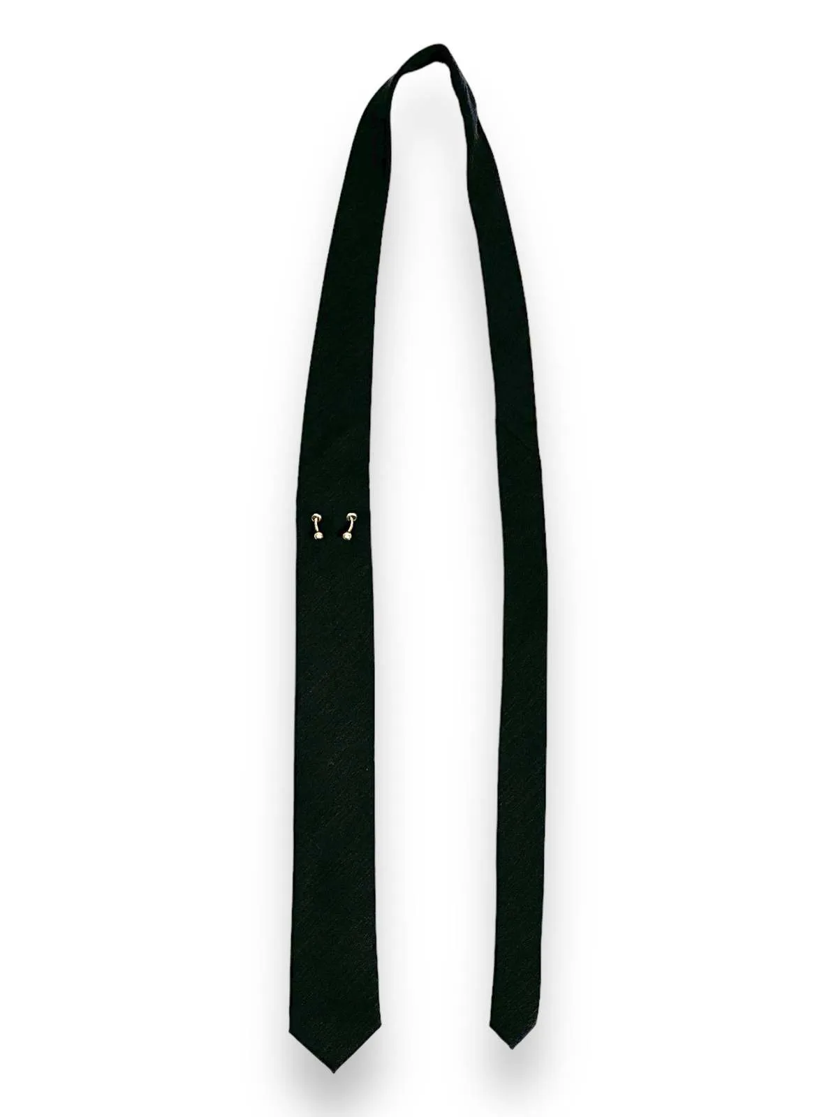Title Of Work Curved Barbell Necktie