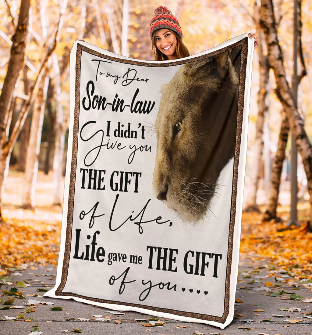 To My Dear Son In Law Premium Blanket