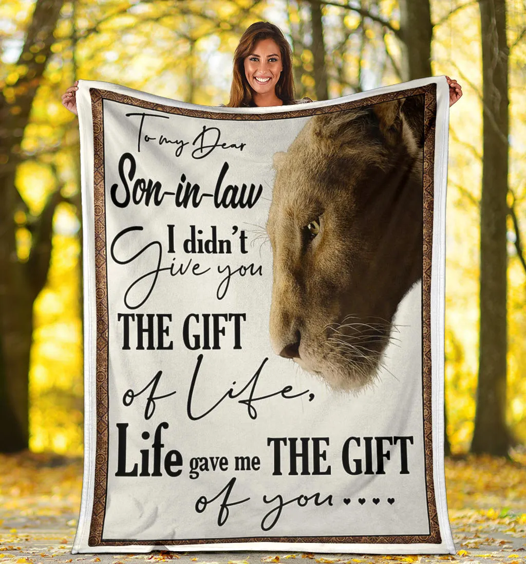 To My Dear Son In Law Premium Blanket