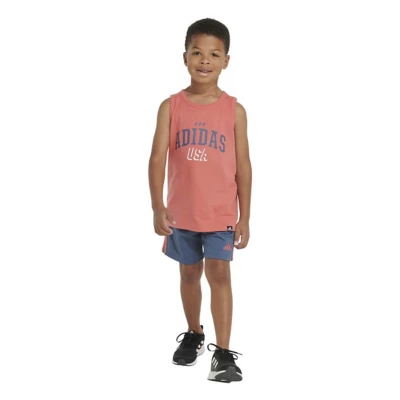 Toddler Boys' adidas USA Tank Tank Top and Shorts Set