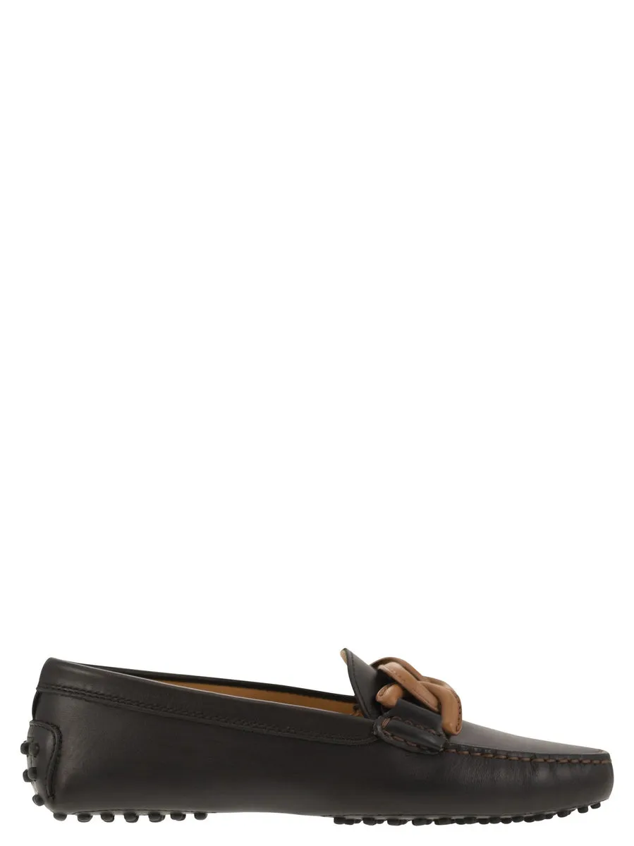 Tod's    Tod's Loafer With Metal Chain