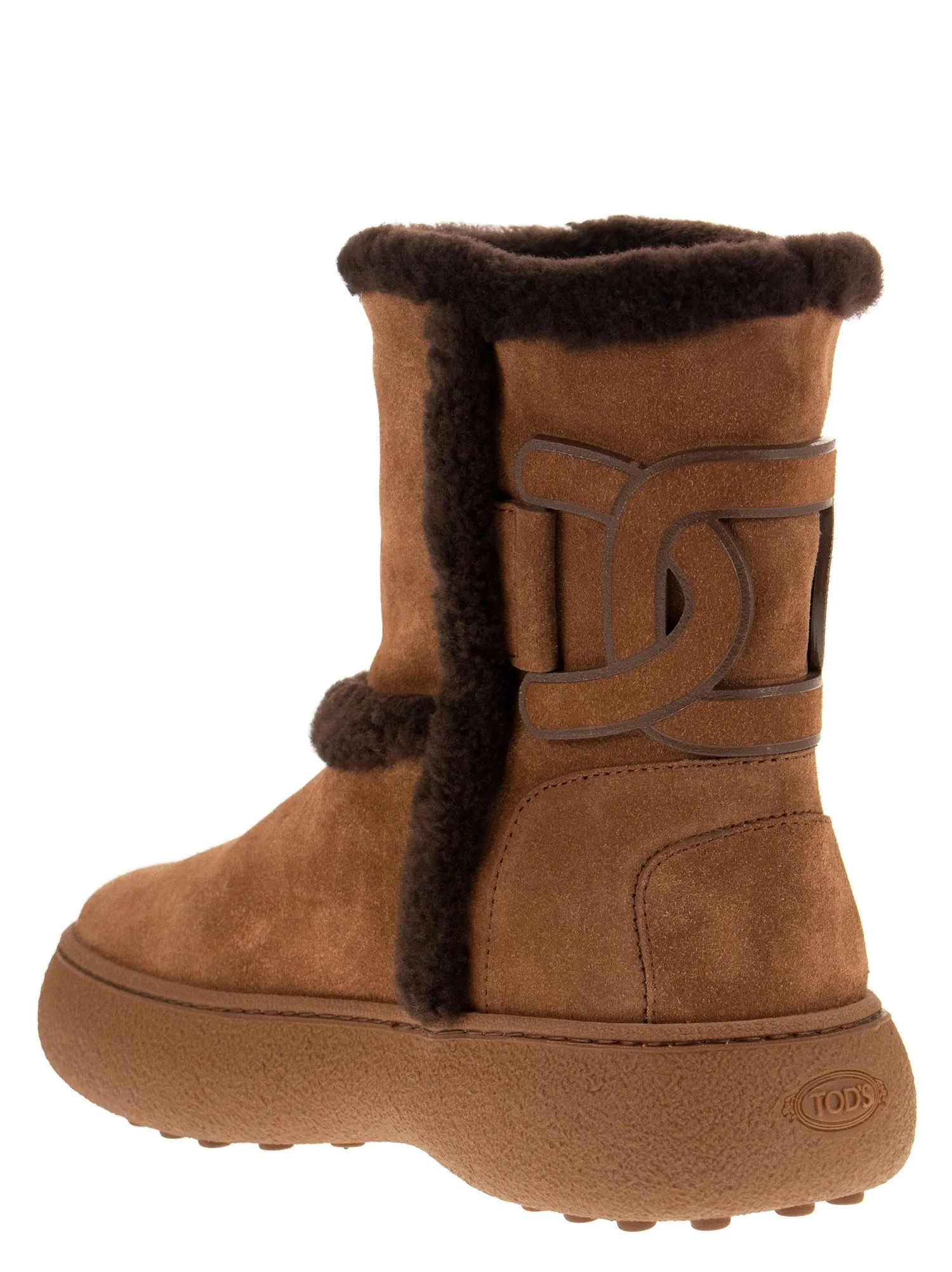 Tod's    Tod's Padded Suede Ankle Boot