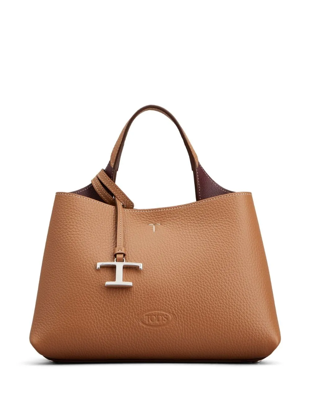 Tod's    Tod's T Timeless Micro Leather Tote Bag