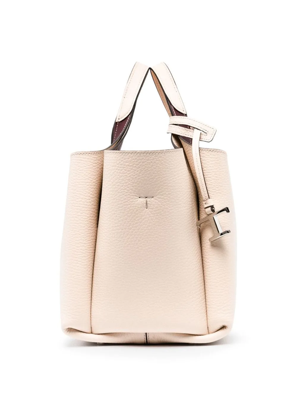 Tod's    Tod's T Timeless Mini Leather Tote Bag