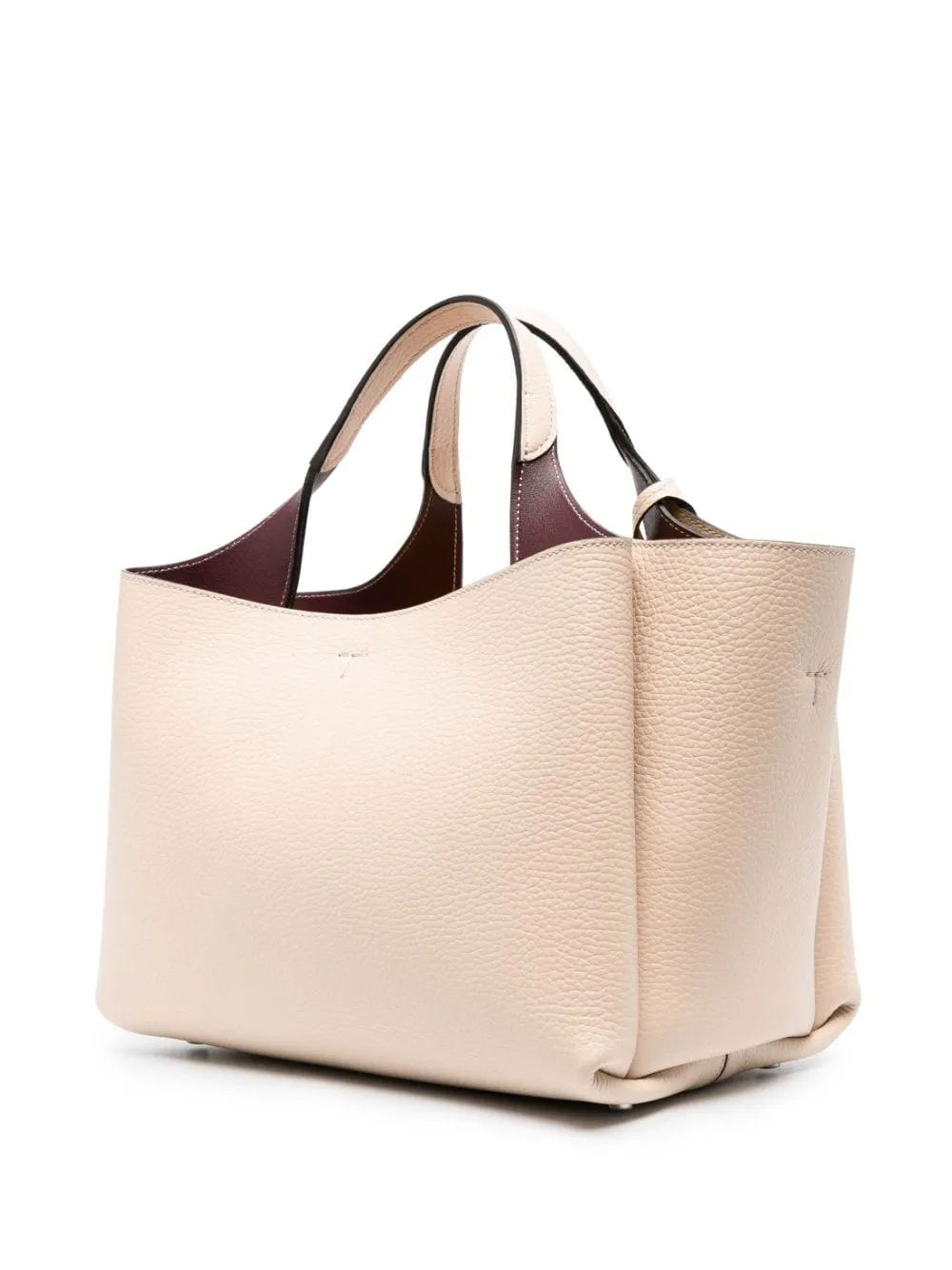 Tod's    Tod's T Timeless Mini Leather Tote Bag