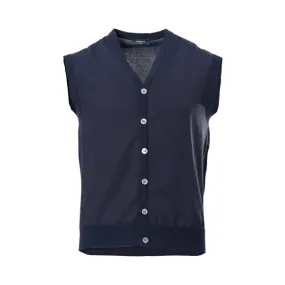 Tombolini Men's Navy Sleeveless Vest
