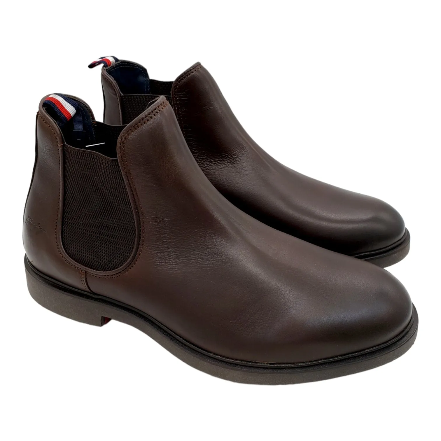 Tommy Hilfiger Brown Chelsea Ankle Boots