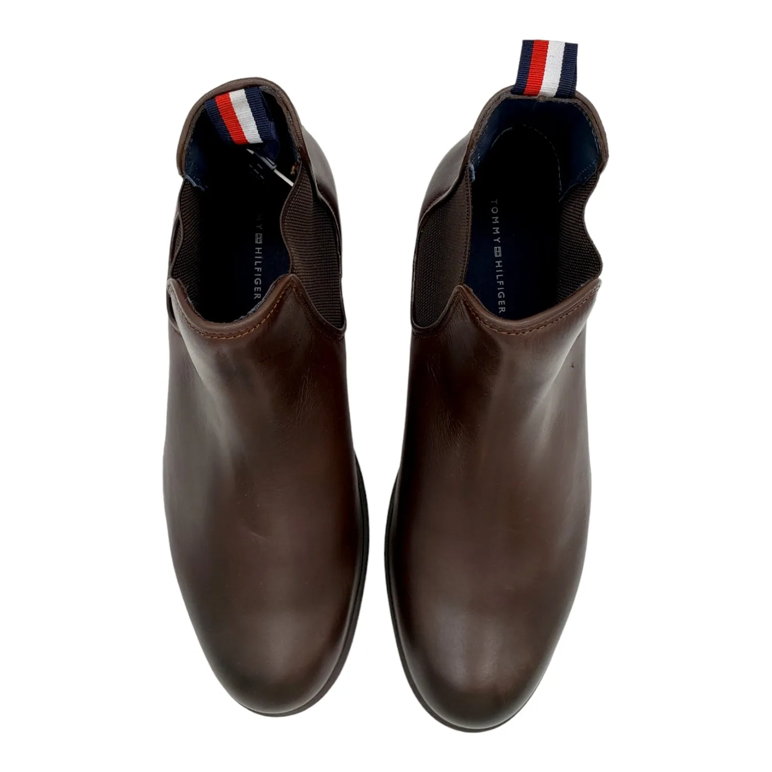 Tommy Hilfiger Brown Chelsea Ankle Boots