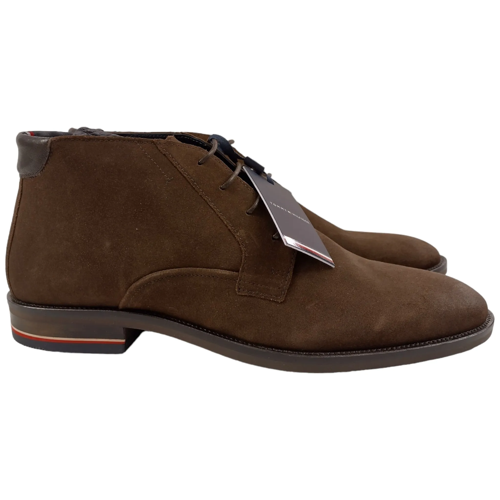 Tommy Hilfiger Brown Suede Ankle Boots