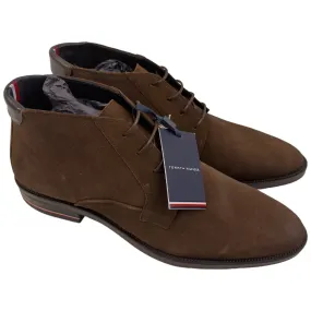 Tommy Hilfiger Brown Suede Ankle Boots