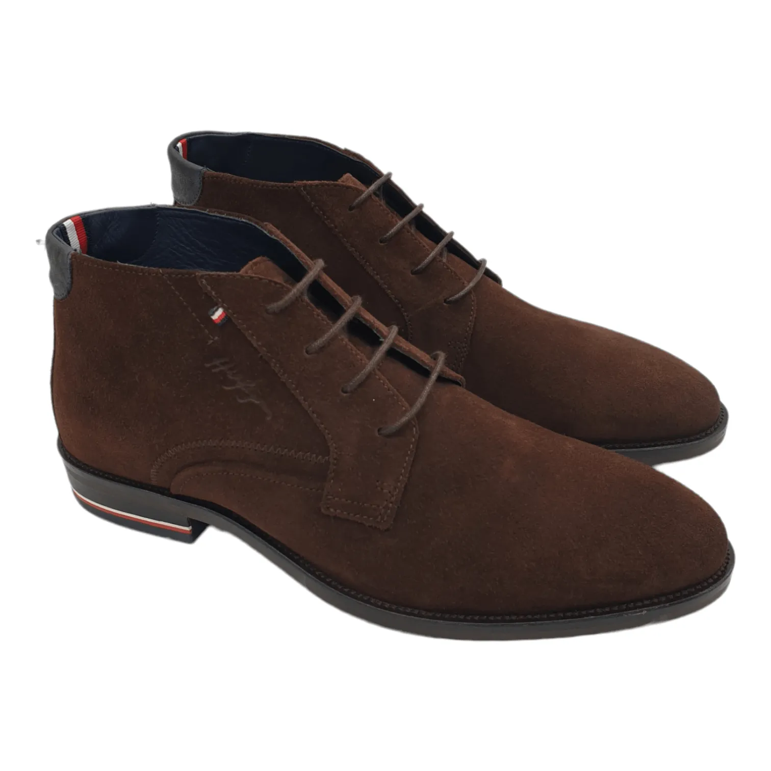 Tommy Hilfiger Brown Suede Desert Boots