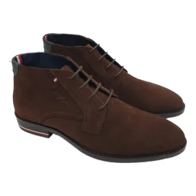 Tommy Hilfiger Brown Suede Desert Boots