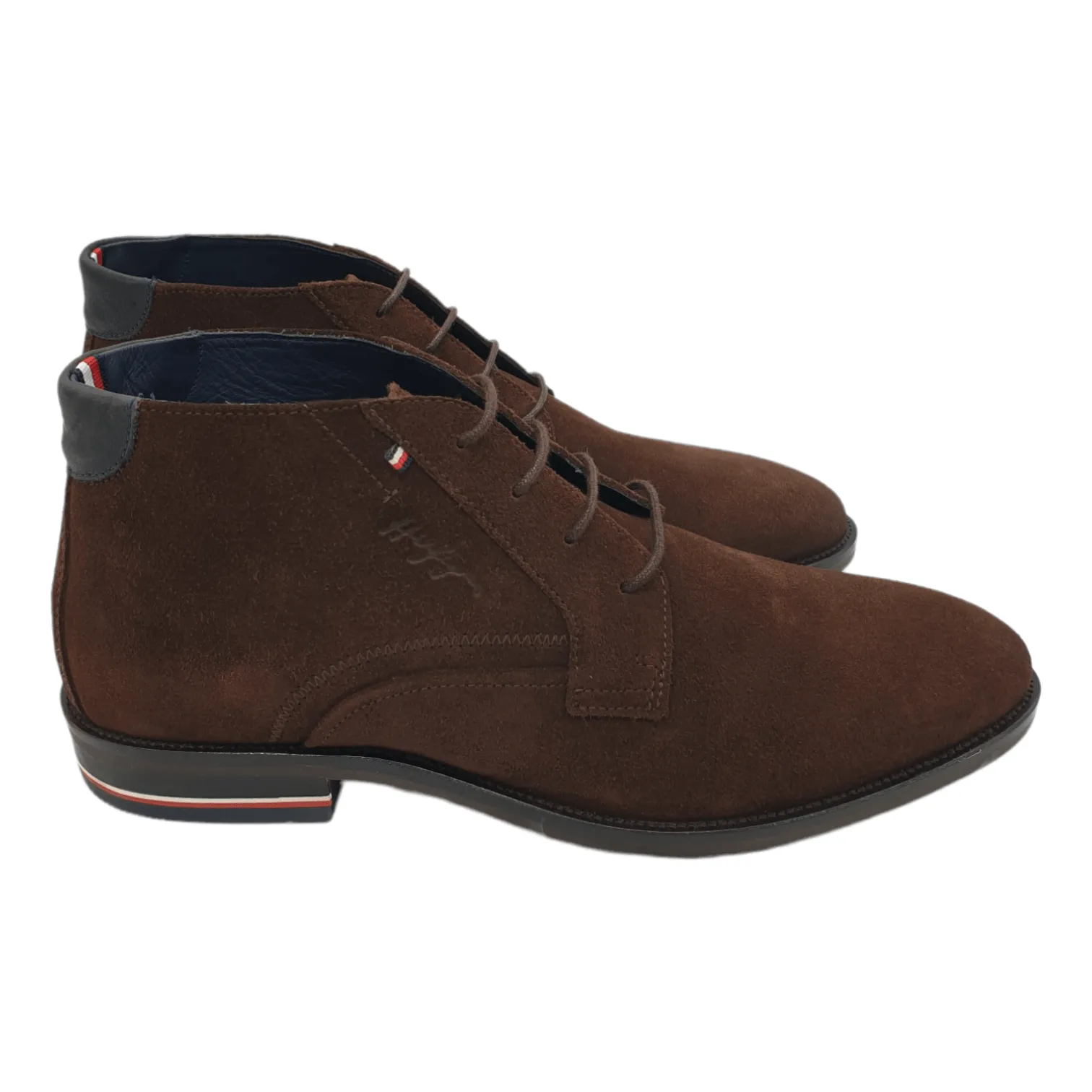 Tommy Hilfiger Brown Suede Desert Boots