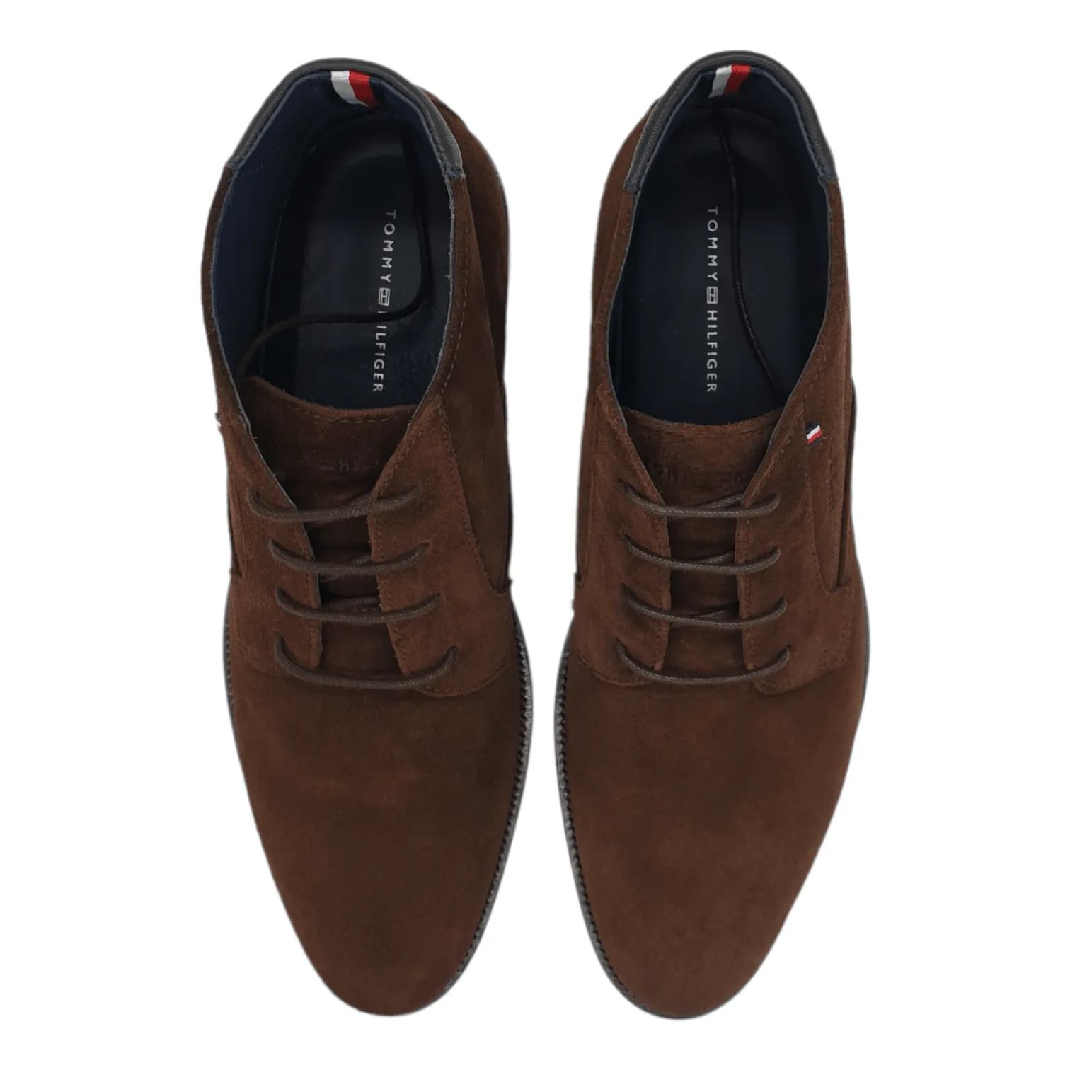 Tommy Hilfiger Brown Suede Desert Boots