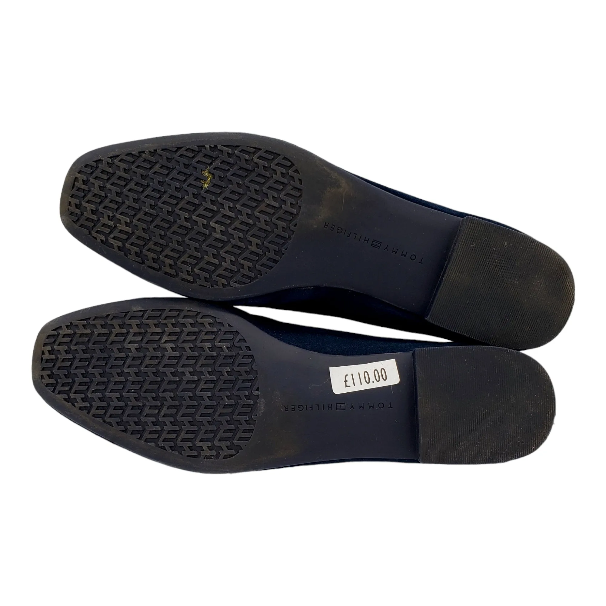 Tommy Hilfiger Navy Suede Loafers