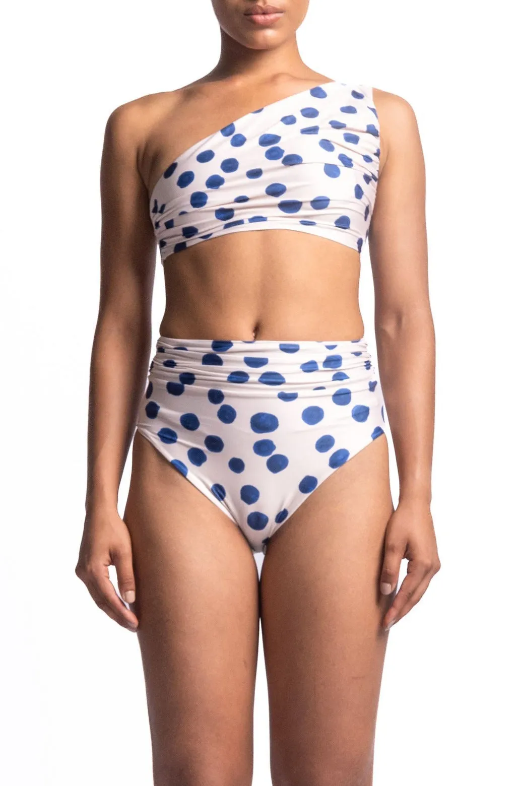 Top De Bikini Leonor Blue Dots & Bottom De Bikini Leo Blue Dots