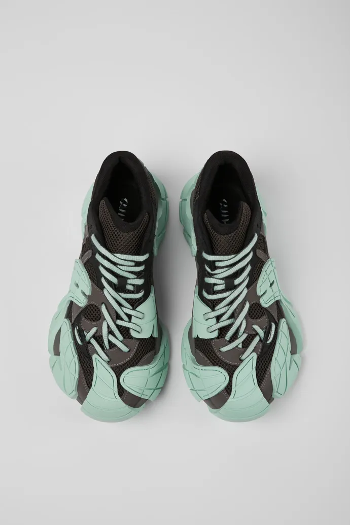 Tormenta Gray and light green sneakers