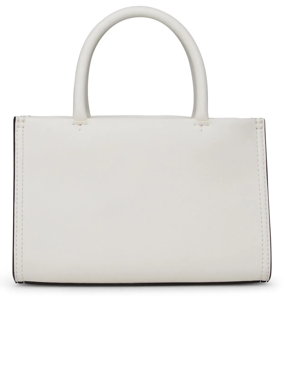 Tory Burch    Tory Burch Ella Mini White Lear Tote Bag