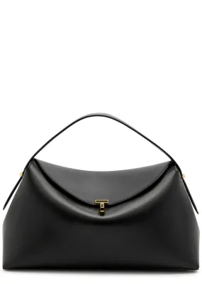 TOTEME T-Lock leather top handle bag  -                         -                     -                