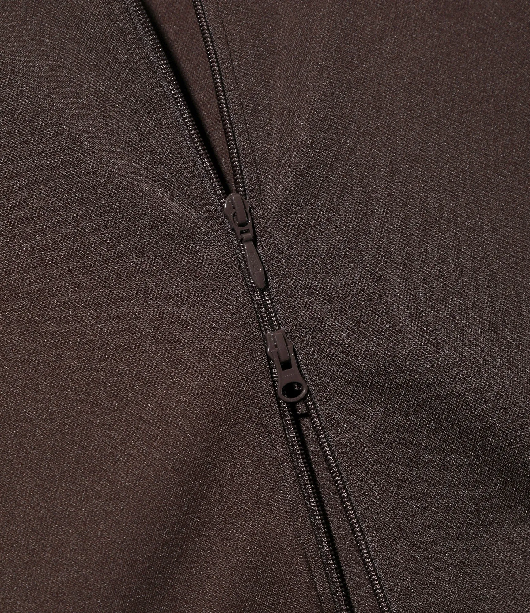 Track Jacket – Dark Brown Smooth Polyester