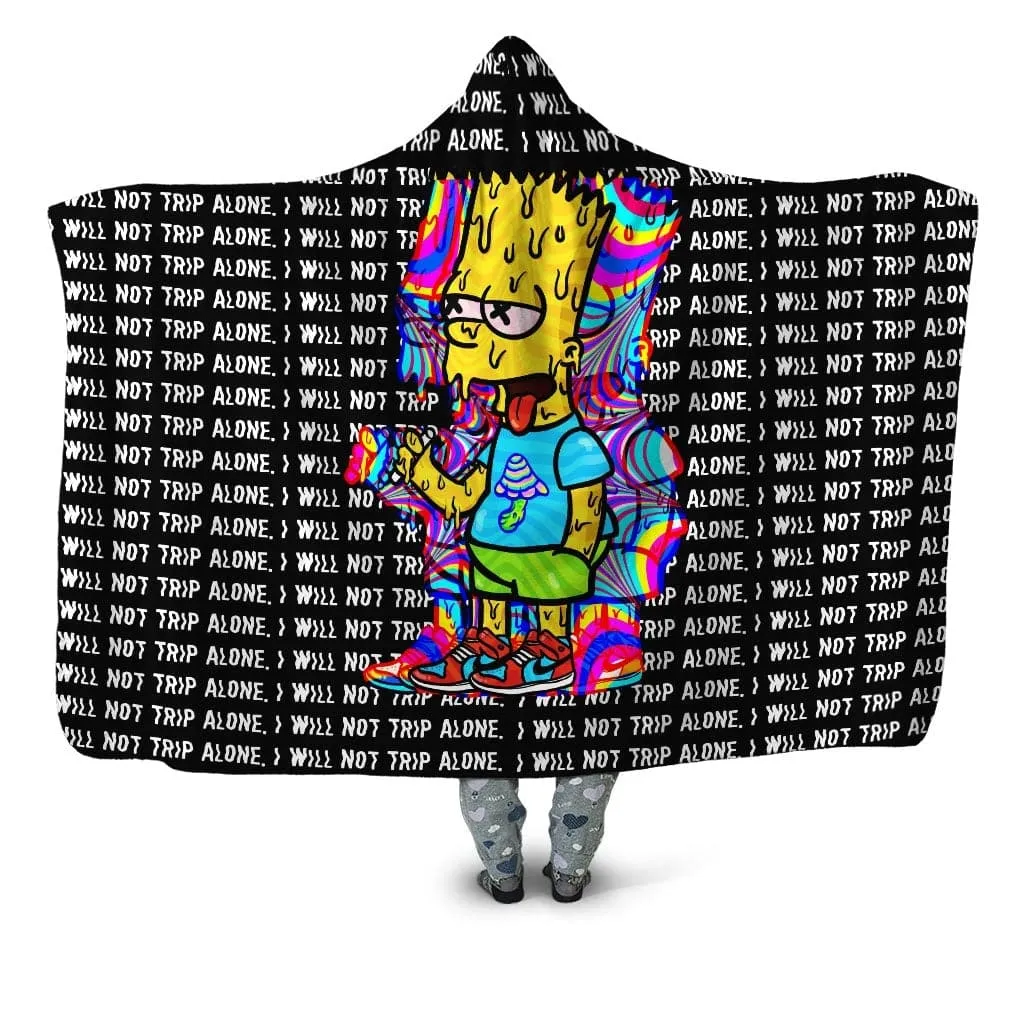 Tripping with Him Hooded Blanket