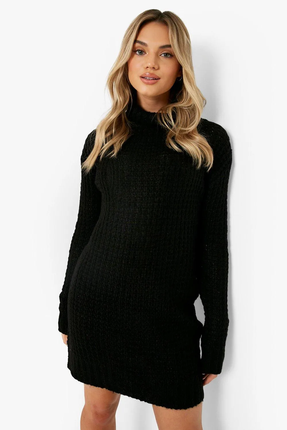 Turtleneck Sweater Dress