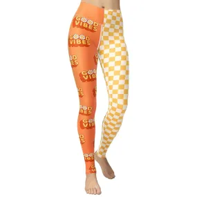 Two Patterned Hippie Yoga Leggings