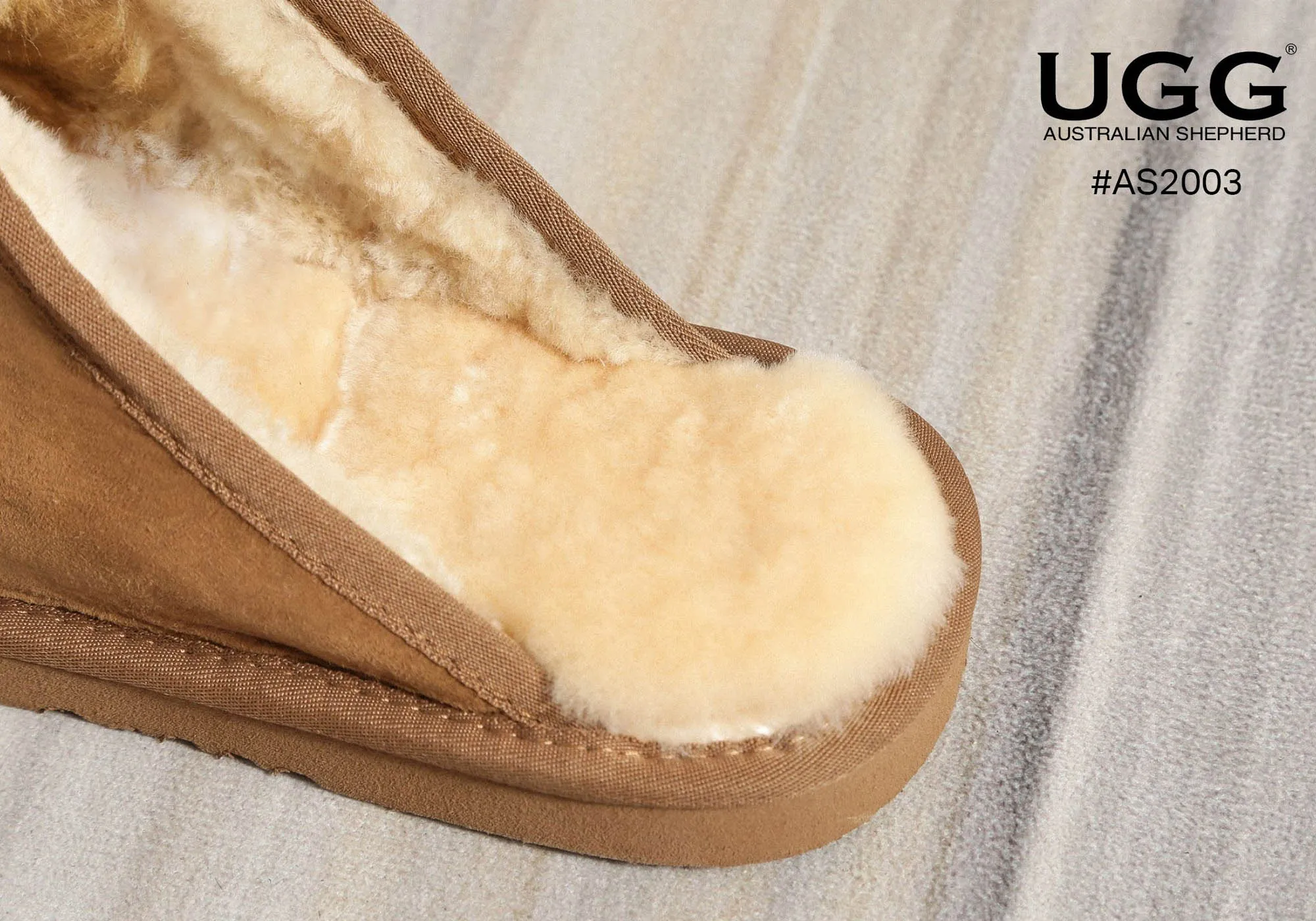 UGG Australian Shepherd Comfort Unisex Rafael Open Back Slippers