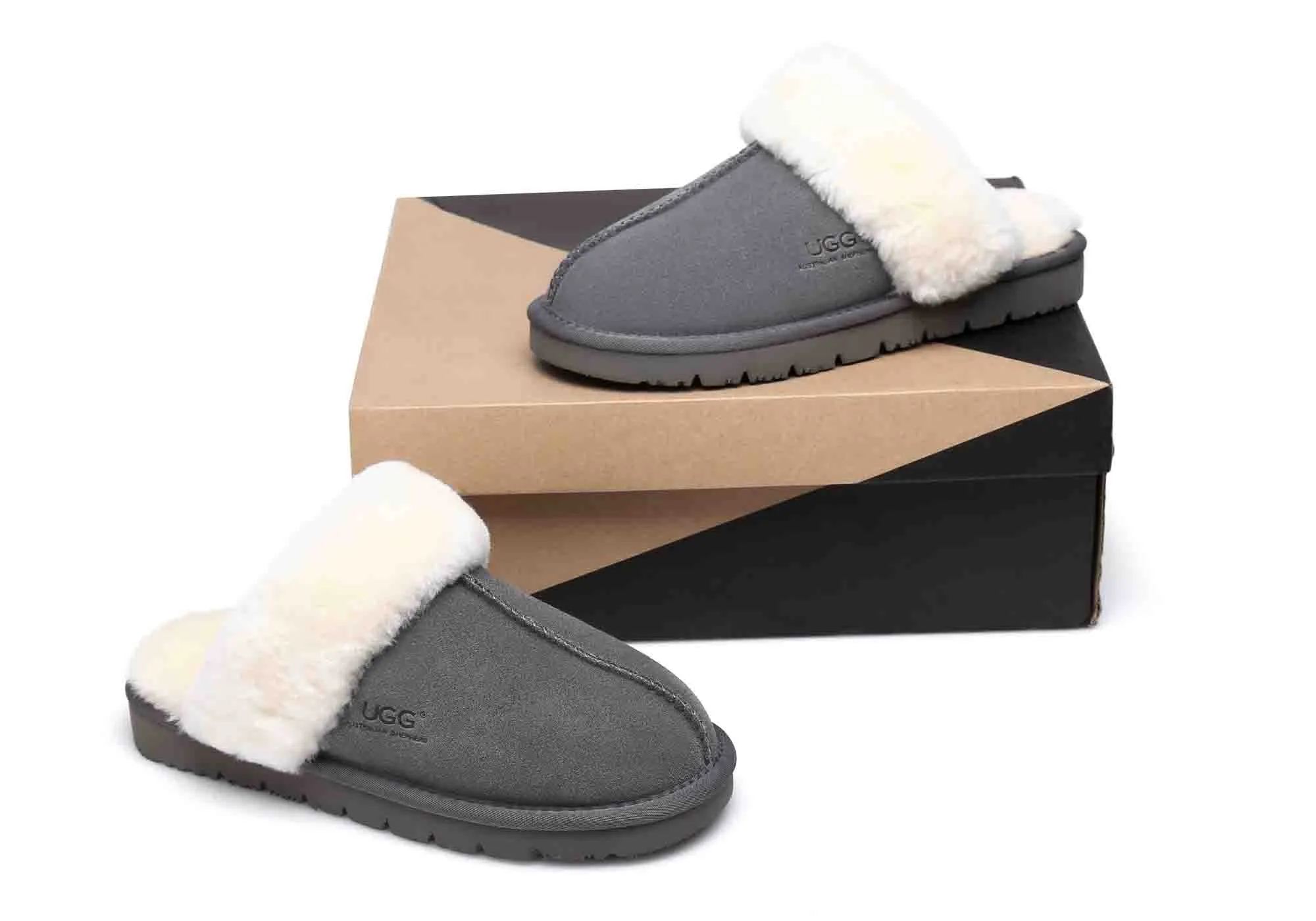 UGG Australian Shepherd Comfortable Unisex Muffin Scuff Slippers