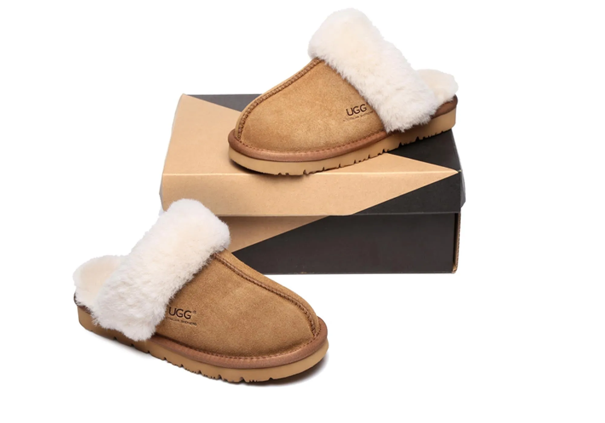 UGG Australian Shepherd Comfortable Unisex Muffin Scuff Slippers