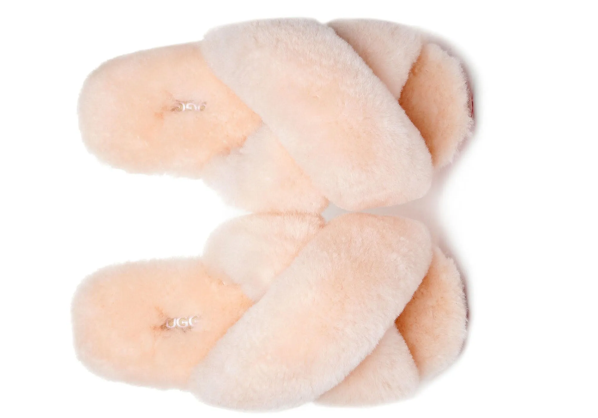 UGG Australian Shepherd Linty Womens Cross Fluffy Slide Slippers