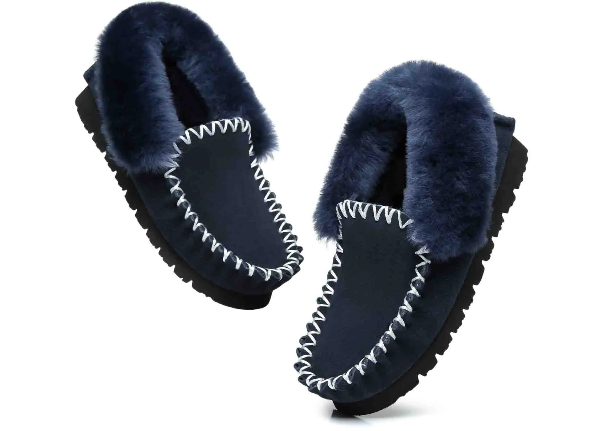 UGG Australian Shepherd Unisex Comfortable POPO Moccasin Slippers