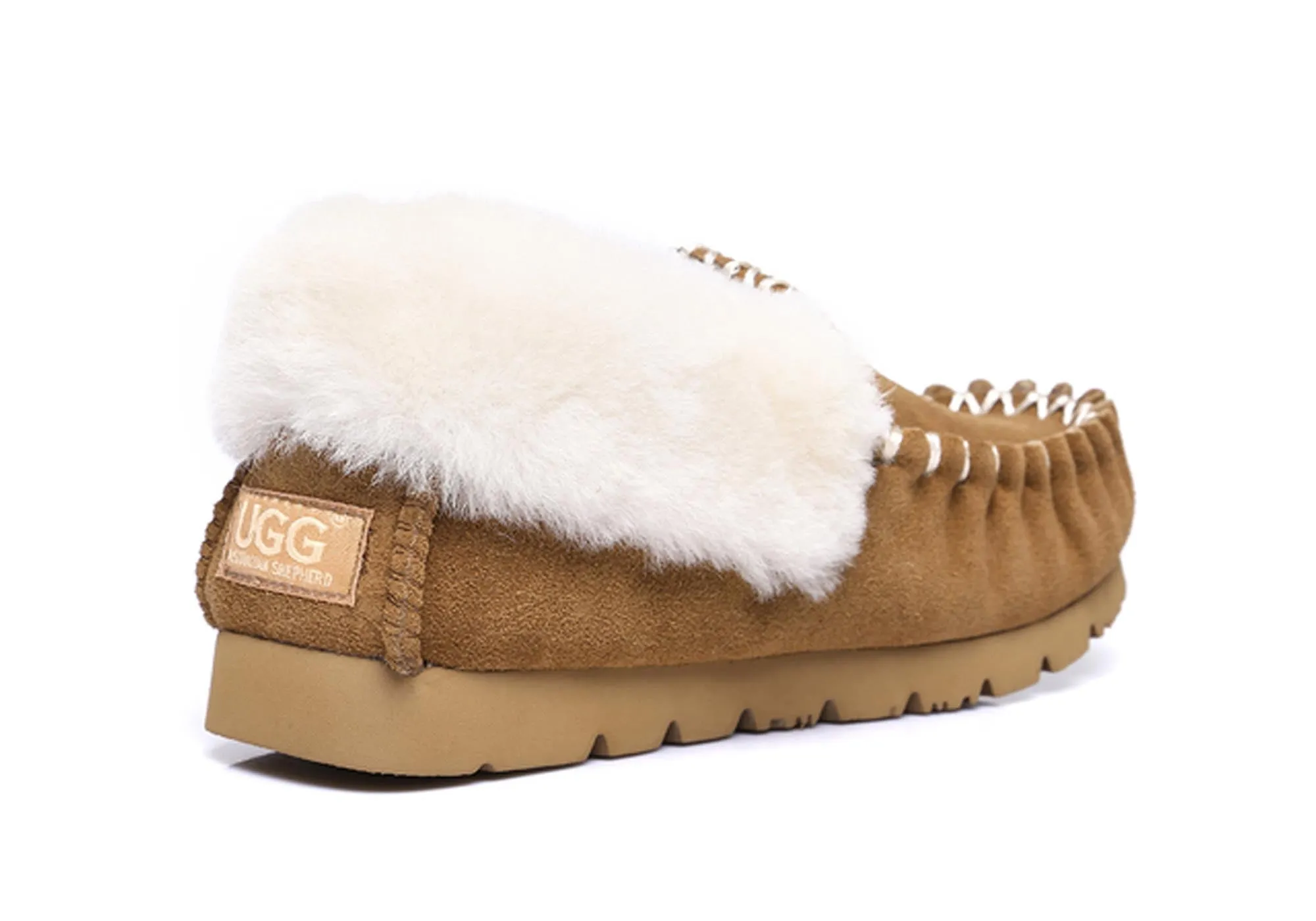 UGG Australian Shepherd Unisex Comfortable POPO Moccasin Slippers