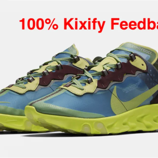 UNDERCOVER x Nike React Element 87 Electric Yellow