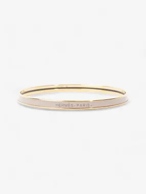 Uni Bangle Cream Gold Plated 70