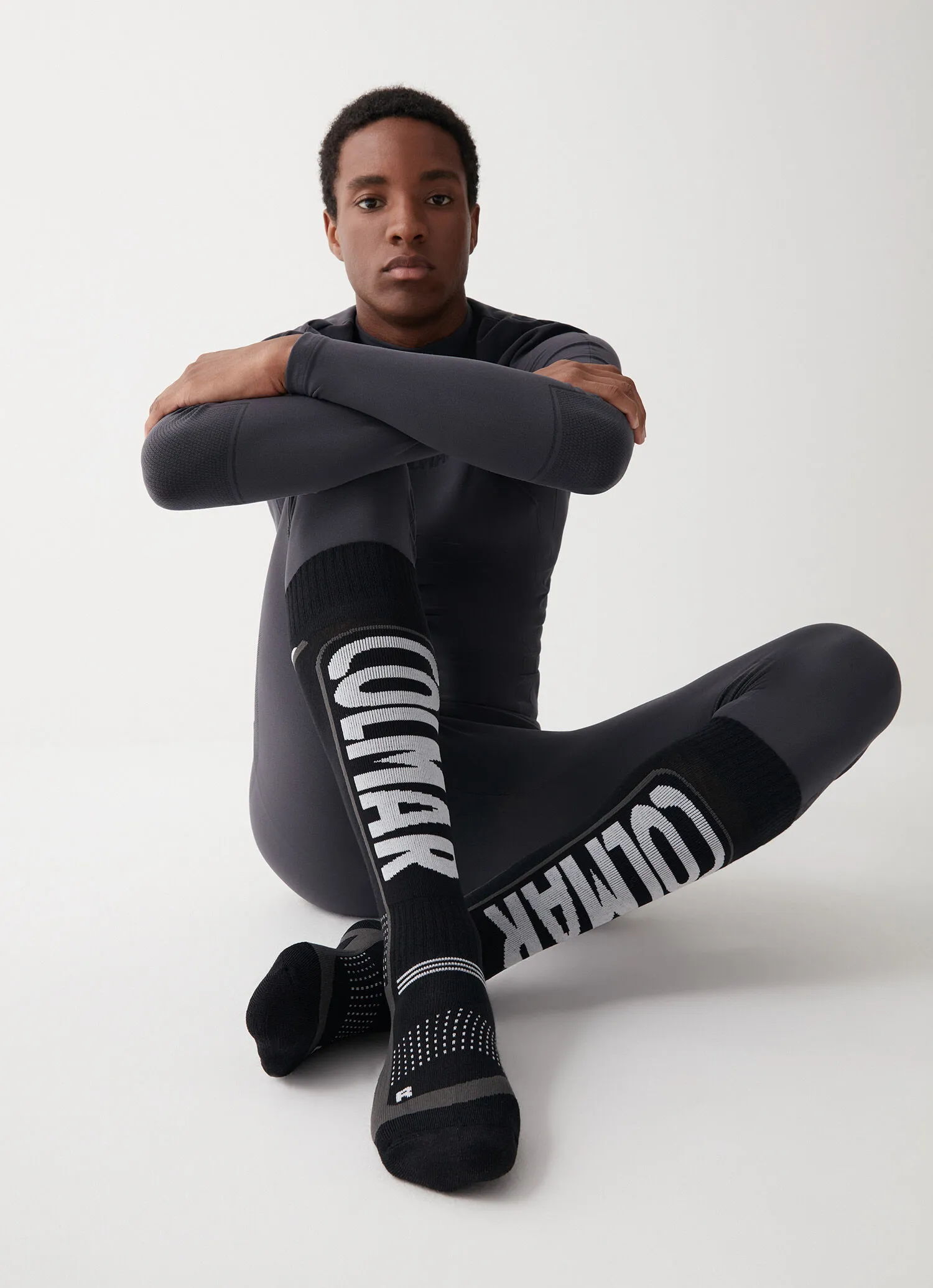 Unisex ski socks with maxi logo-
