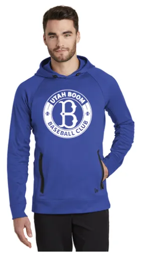 UTAH BOOM NEW ERA HOODIE CIRCLE LOGO