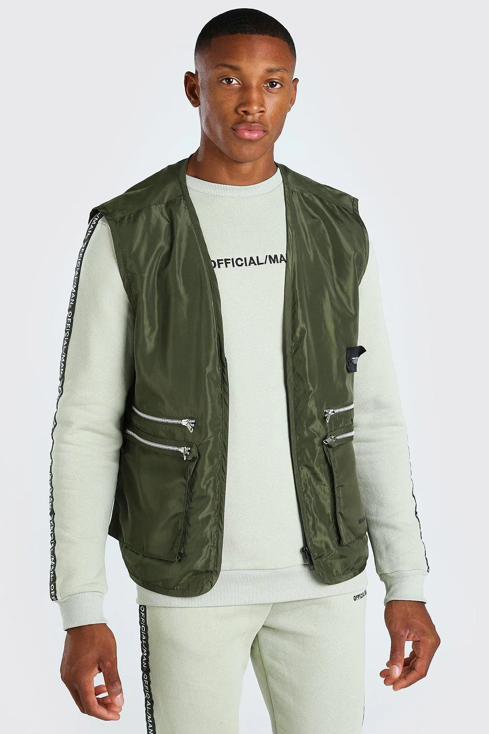 Utility Vest | boohooMAN UK
