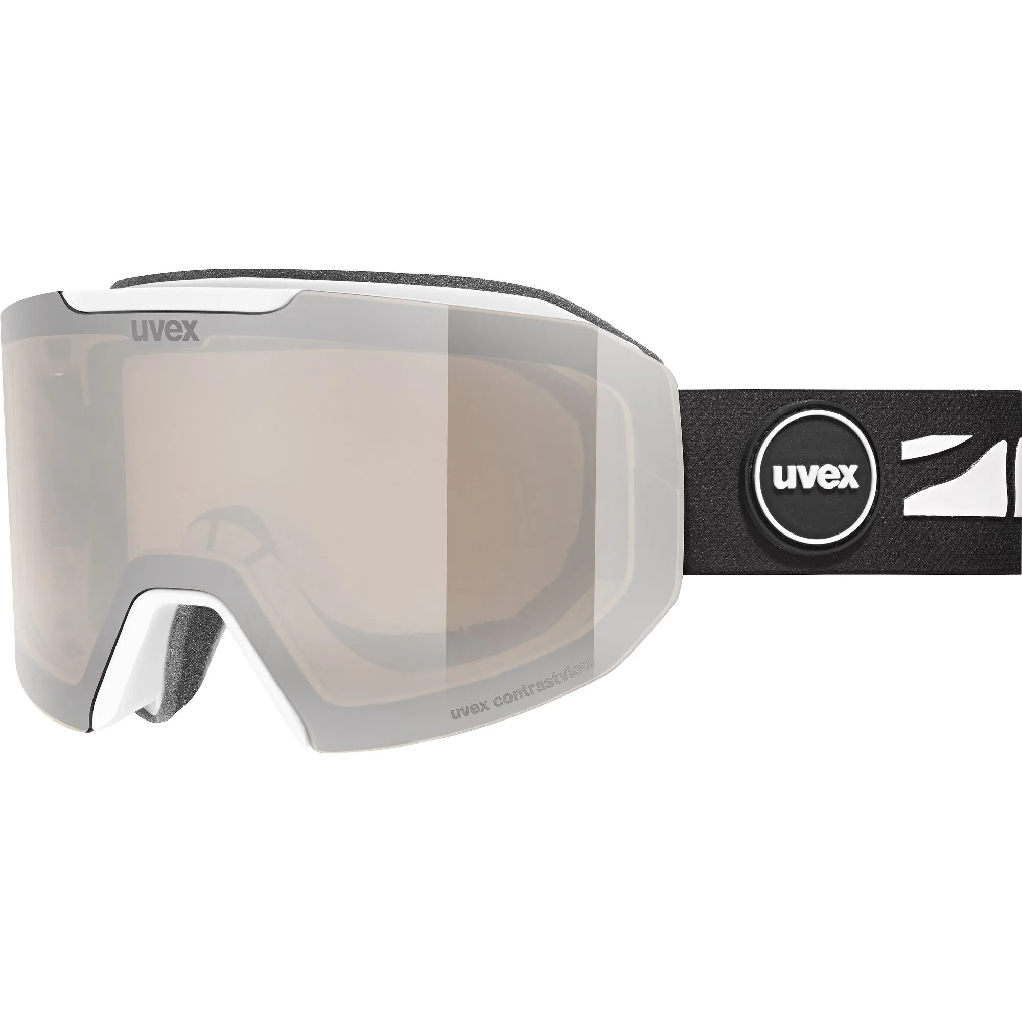 Uvex - evidnt Attract Ski Goggles white matt