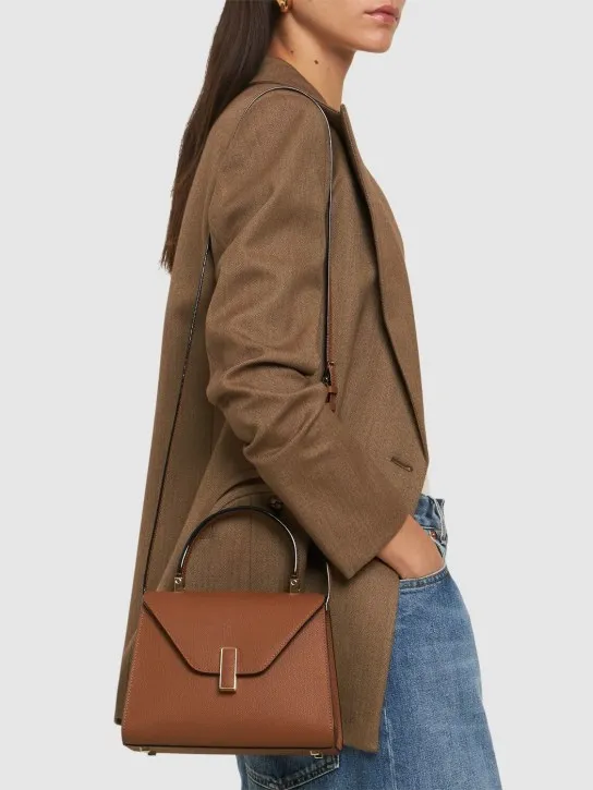 Valextra   Mini Iside leather top handle bag 
