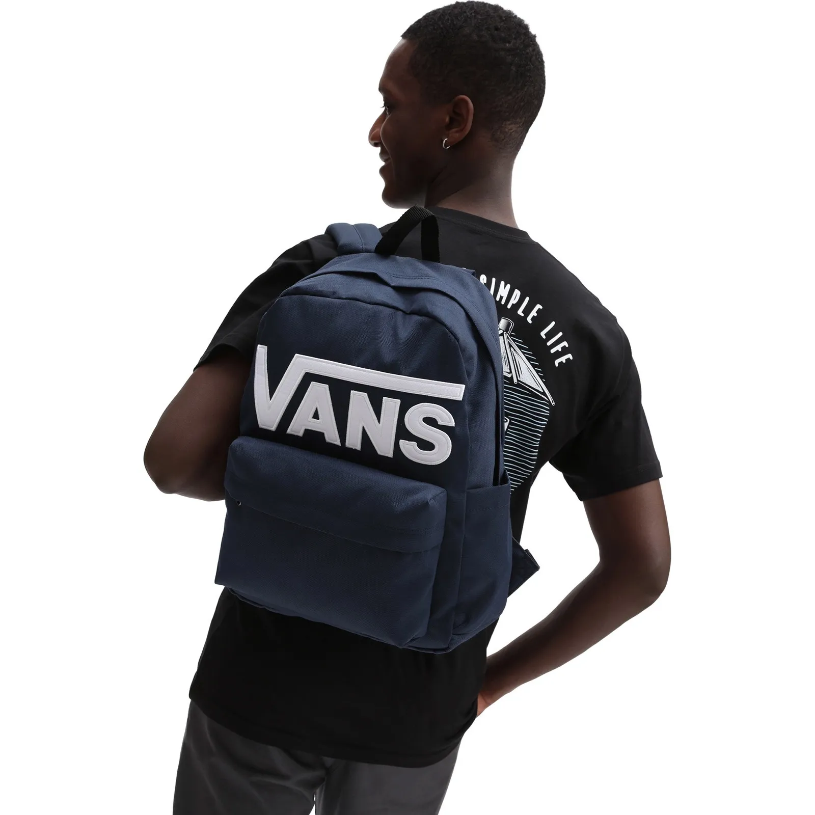 Vans Drop V Old Skool 22L Backpack - Dress Blues