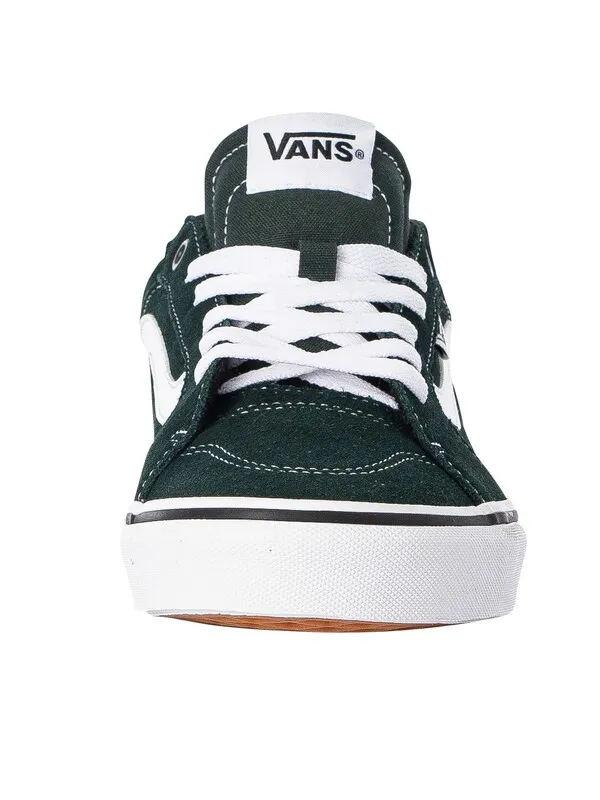Vans Filmore Suede Trainers - Scarab/White