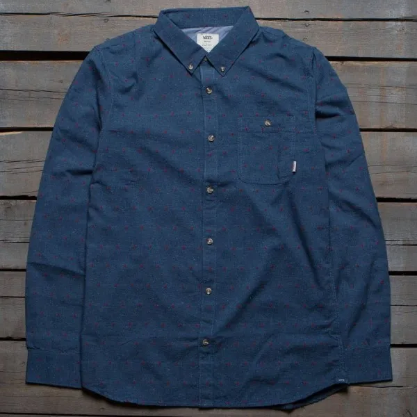 Vans Men Edgewood Woven Shirt (blue)